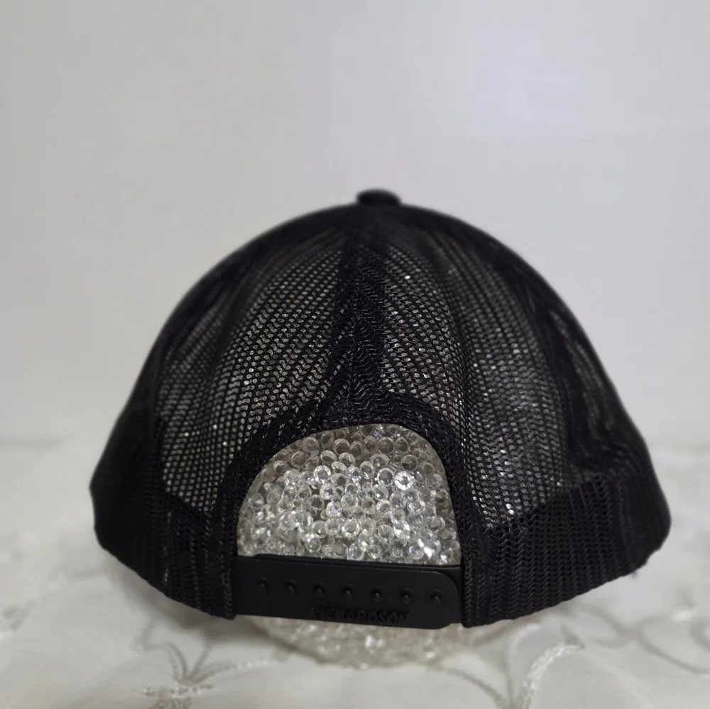 First Responders IDLH Skull Trucker Hat‎ Black Hot Pink